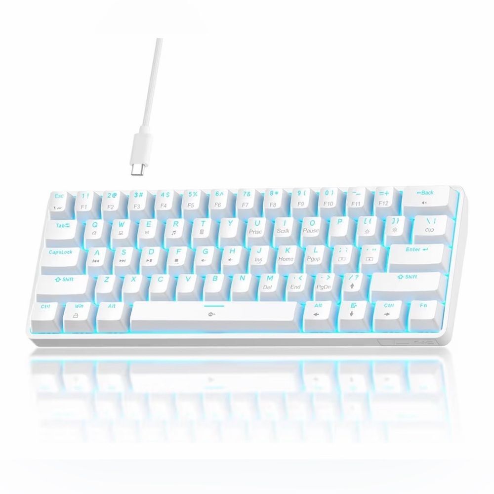 NIB TMKB 60% Mechanical Gaming Keyboard | Wired 61-Key LED Backlit